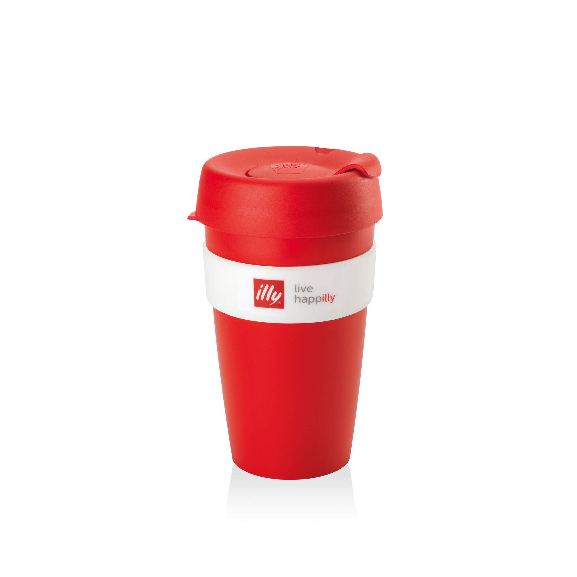 Travel Mug Keepcup monochrome LiveHappilly roja