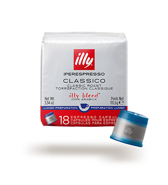 Café illy Cápsula Iperespresso Longo - 18 un