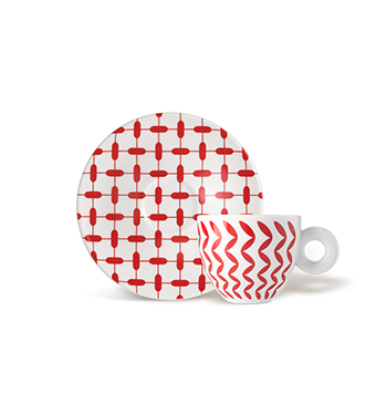 Set de 2 tazas de cappuccino – illy Art Collection Mona Hatoum