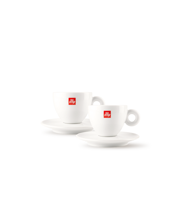 illy Logo Cappuccino Cups (Set of 2) image number 0