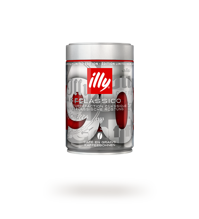 90-jähriges illy Jubiläum: Kaffeebohnen CLASSICO Limited Edition