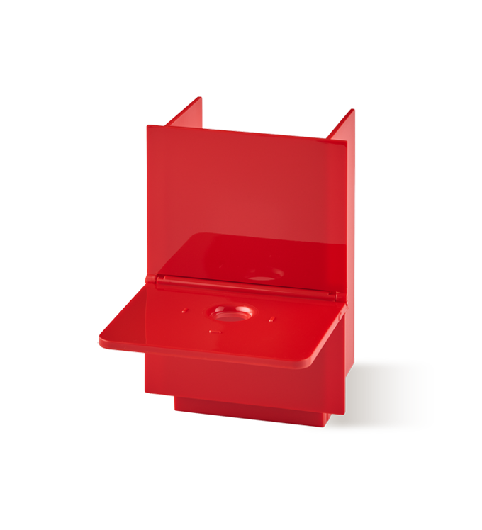 Y3 used capsule holder in red with cup holder mod. 643