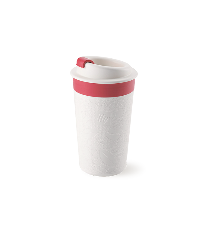 Travel Mug illy 350 ml weiß von Zagnoli
