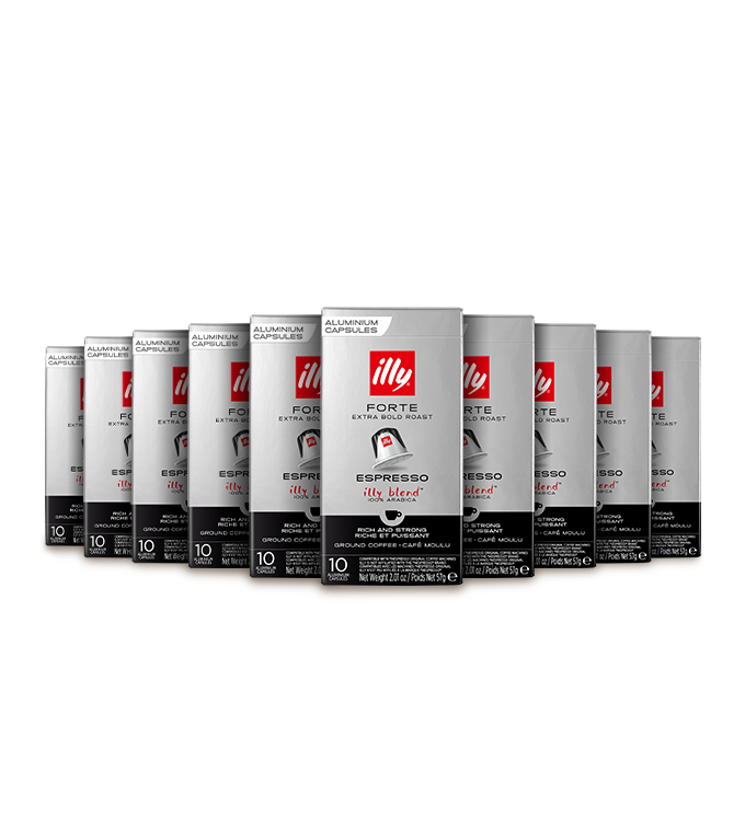 FORTE in kompatiblen Kaffeekapseln, 10er-Set