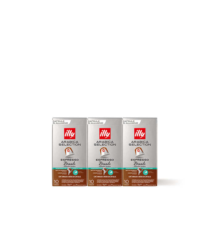 Set di 3 Caffè in capsule compatibili Arabica Selection Brasile Cerrado Mineiro