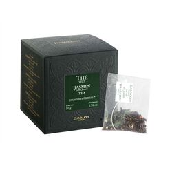 Sachets de thé vert au jasmin de Dammann® – 25 sachets par boîte – illy