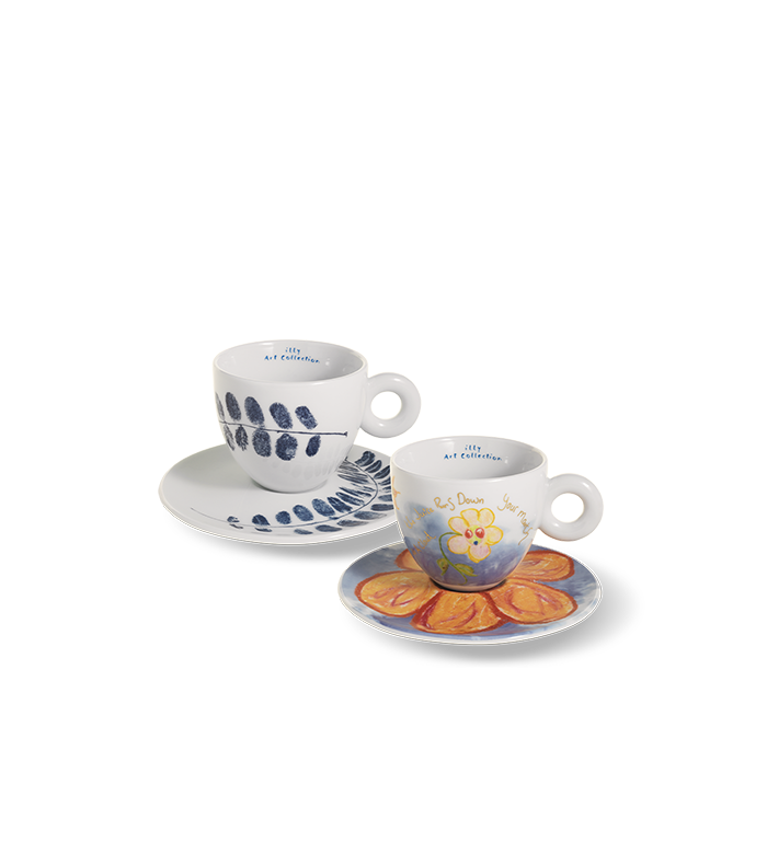 Set of 2 cappuccino cups - the illy Art Collection for the 2022 Biennale image number 2