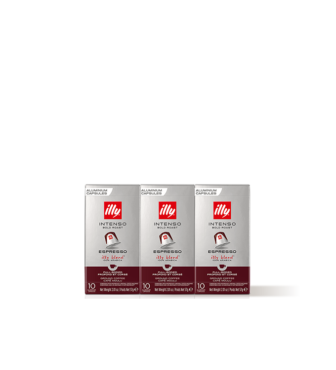 INTENSO coffee in compatible capsules, set of three