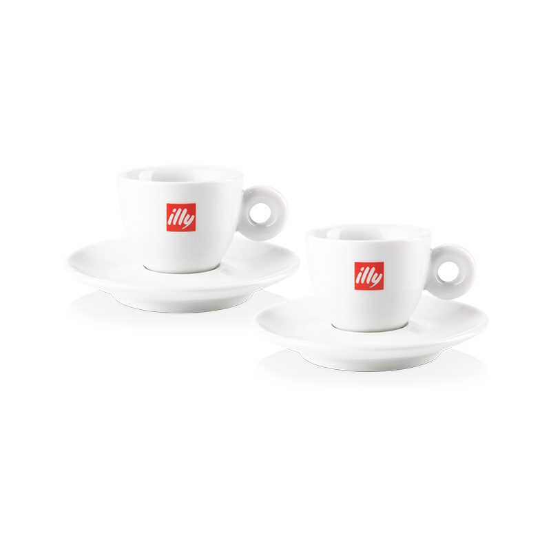 illy Logo Espresso Cups Set of 2