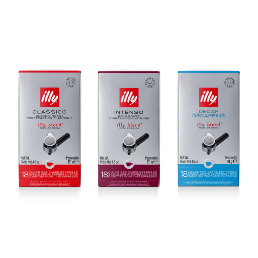 Caff&egrave; in cialde E.S.E. set Monodose illy Blend Selection