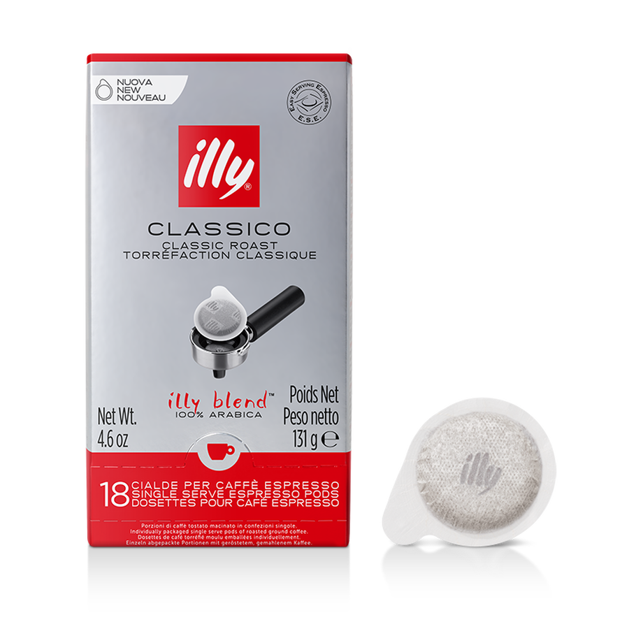 Koffiepads E.S.E. servings CLASSICO 18 monodoses illy