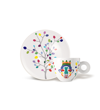 Set de 2 tazas de cappuccino - illy Art Collection Pascale Marthine Tayou