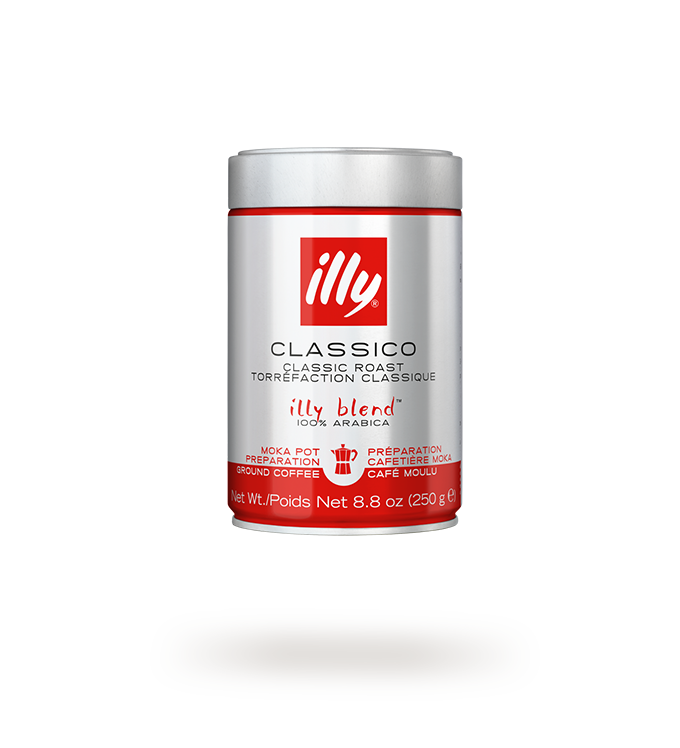 Café molido de tueste CLASSICO para cafeteras moka: 250g