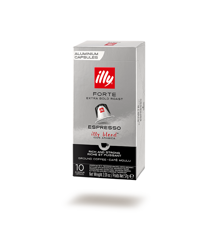 Caf&eacute; en capsules compatibles* - torr&eacute;faction FORTE - 10 unit&eacute;s image number 1