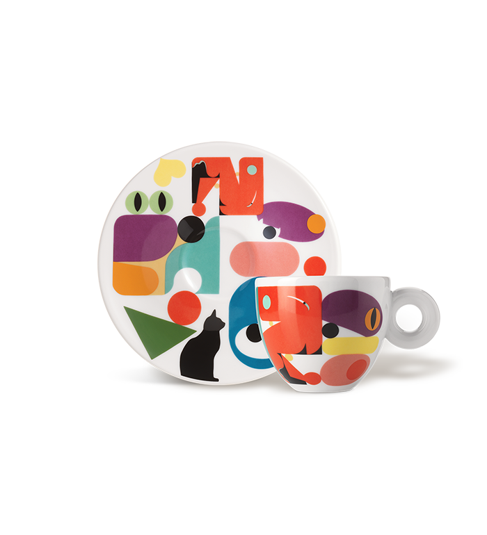 illy Art Collection design dedicato alla Biennale Arte di Venezia - 4 tazze da cappuccino image number 1