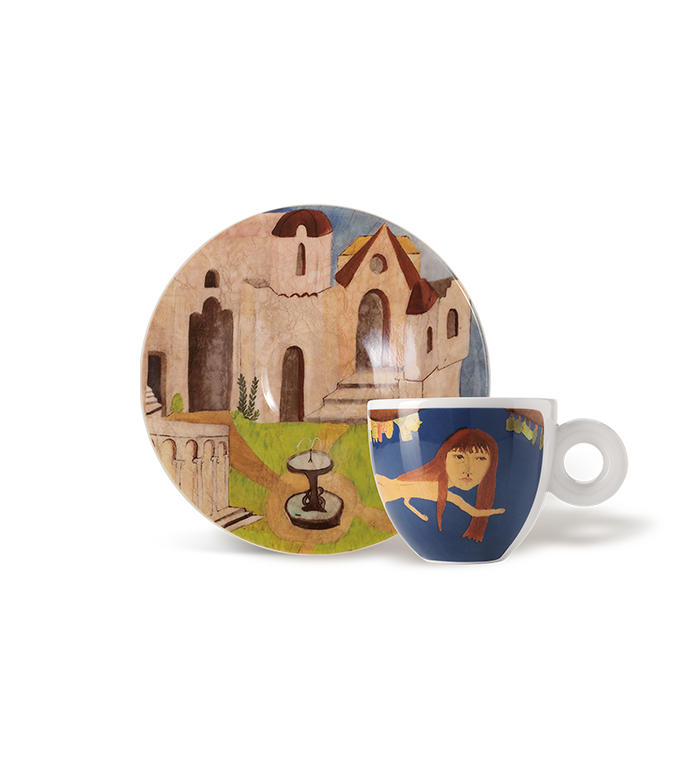 Ensemble de 2 tasses à cappuccino - l’illy Art Collection pour la Biennale d’art 2022 image number 0