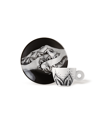 SET MET TWEE ESPRESSOKOPJES – GENESI ILLY ART COLLECTION 
