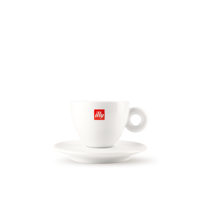 Tasses à cappuccino avec logo illy