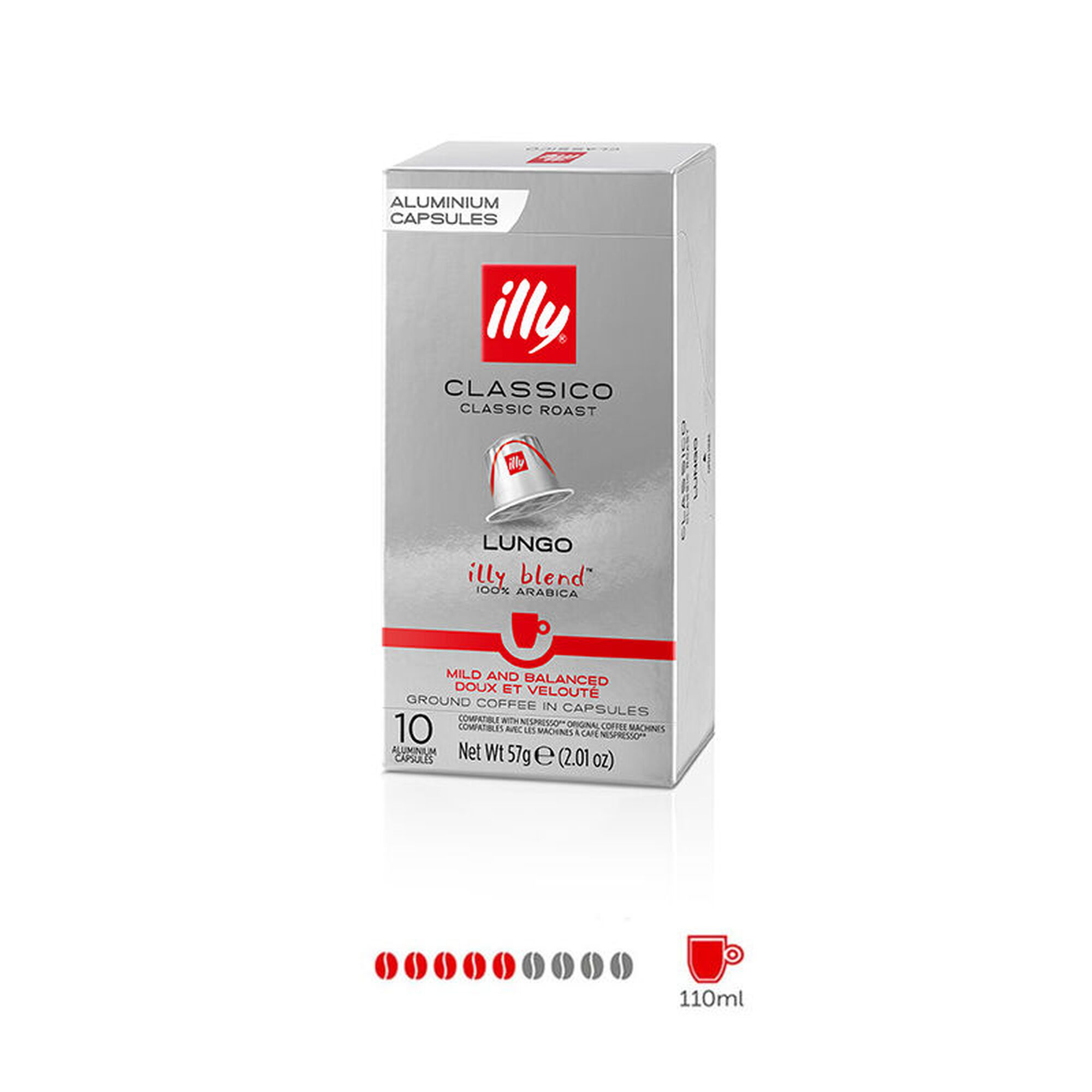 Espresso Compatible Capsules Lungo Illy Eshop