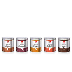 5 barattoli di caff&egrave; macinato: Arabica selection