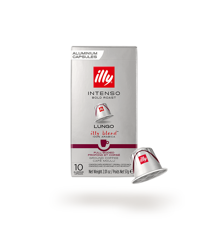 Espresso Compatible* Capsules Lungo Intenso - Dark Roast - 10 Boxes (100 count capsules) image number 0