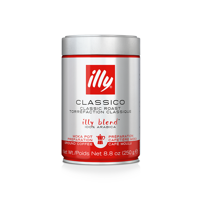 Gemalen CLASSICO–gebrande koffie voor mokapotten - 250 g