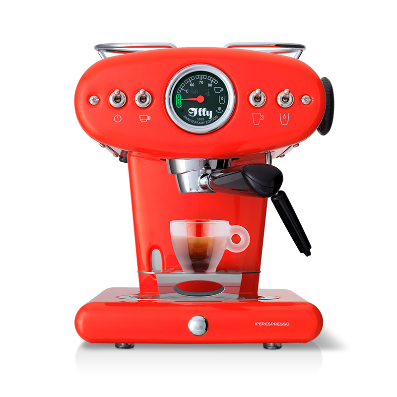 X1 Anniversary Eco-mode rood - Iperespresso koffiemachine