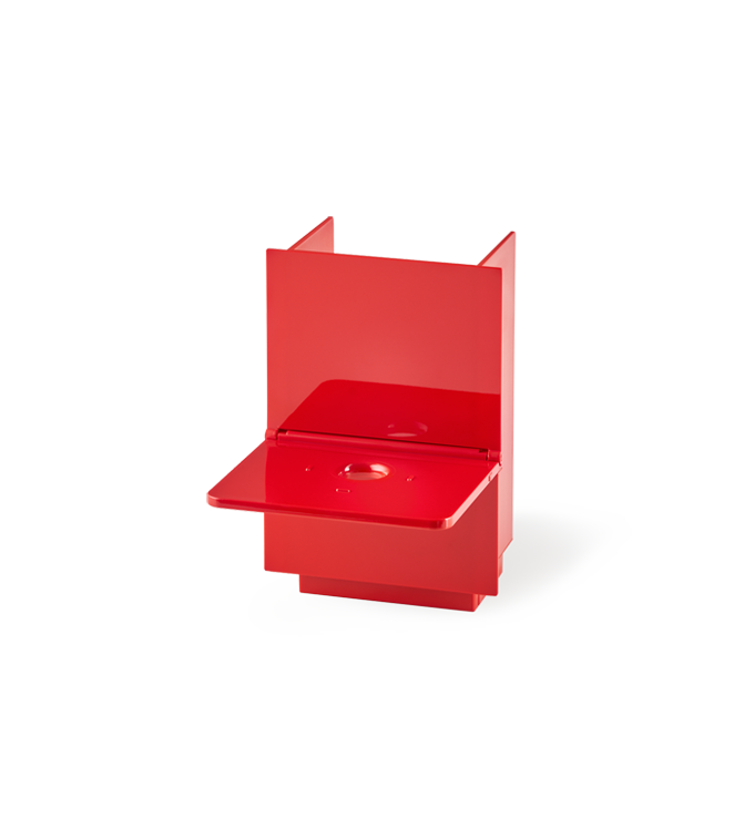 Y3 used capsule holder in red with cup holder mod. 640, 641, 642