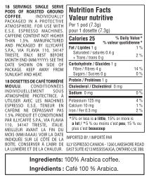 CLASSICO roast coffee in single-serve E.S.E. pods - 18 pods
