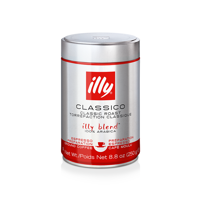 3 KG Café Illy Moulu Moka Grillé Classique, Intense Et Forte 100