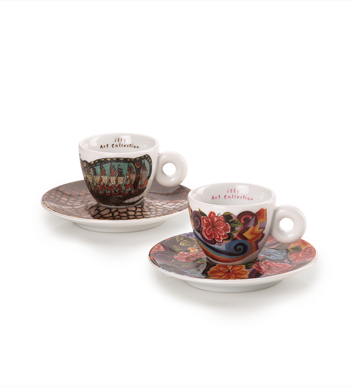 SET DE 2 TAZAS PARA CAFÉ ESPRESSO: LA ILLY ART COLLECTION PARA LA BIENNALE ARTE 2024 image number 2