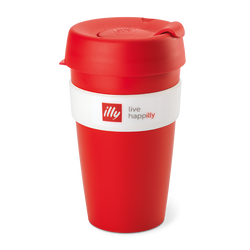 KeepCup Live Happilly Monochrome Red - Travel Coffee Cup