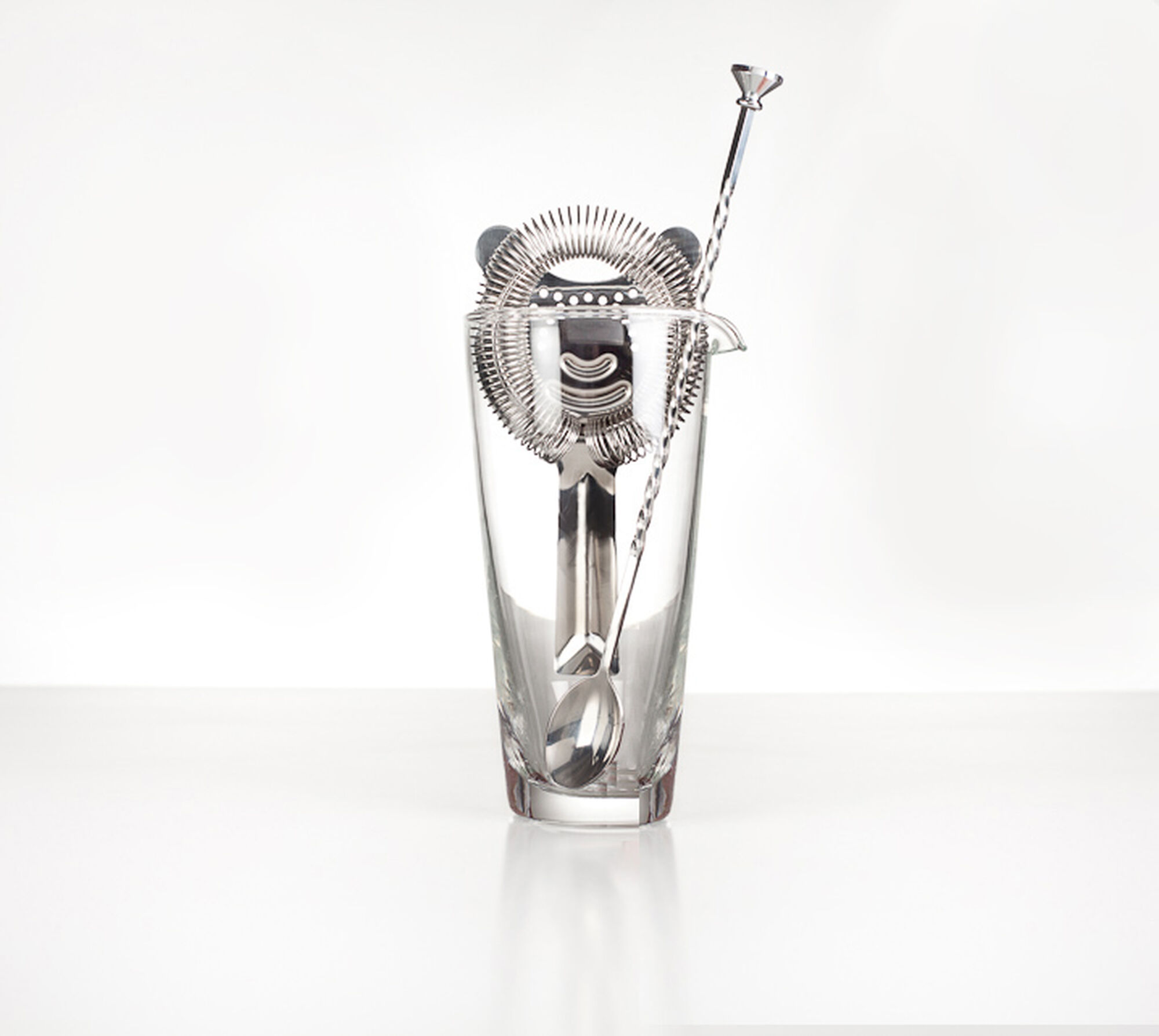 Mixing Glass, Mixing spoon e Strainer da cocktail illy Shop