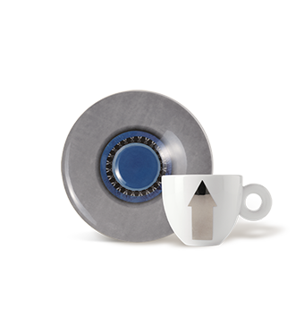 Conjunto de 2 xícaras de cappuccino – a illy Art Collection para a Biennale 2022