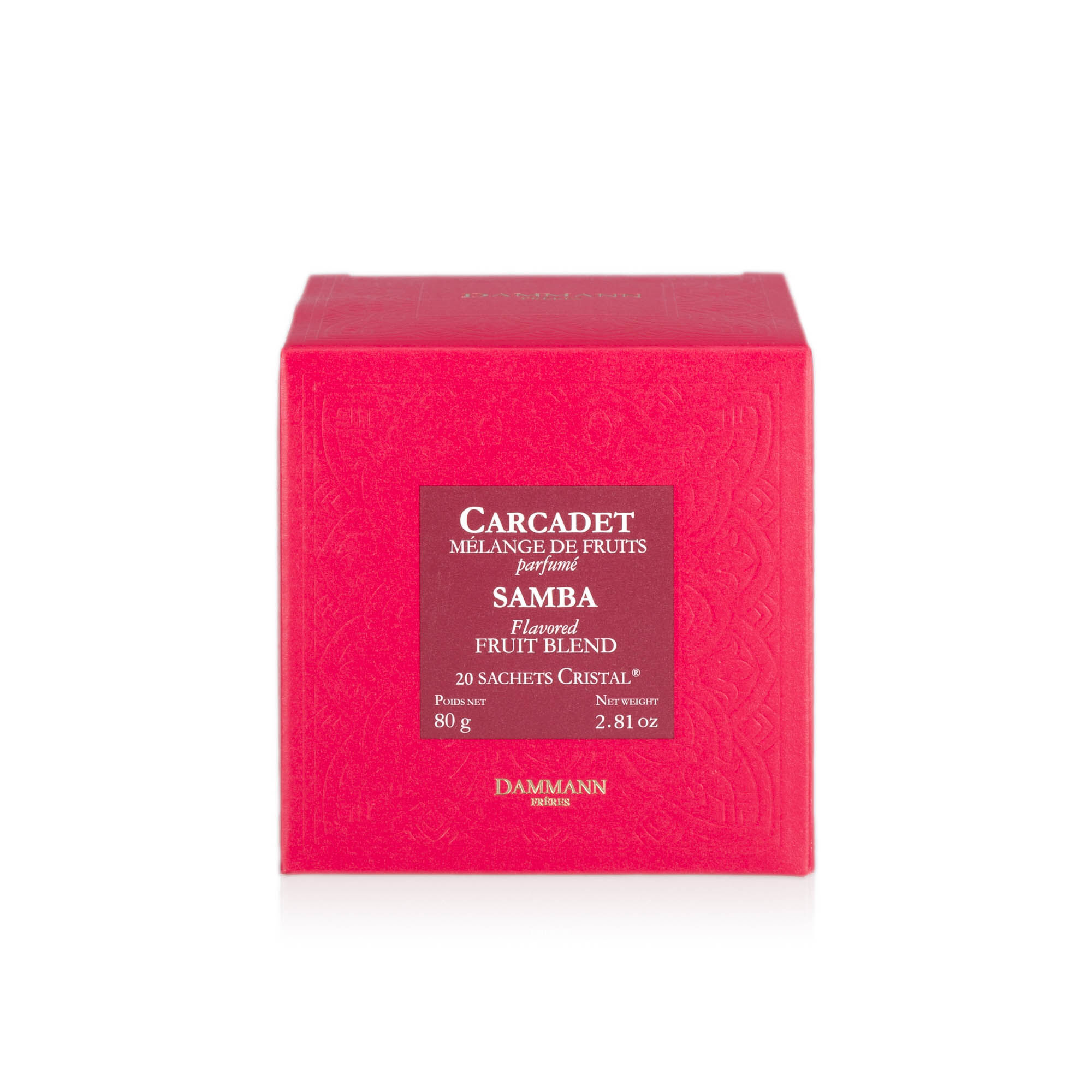 Infuso Dammann Carcadet Samba - 20 filtri cristal