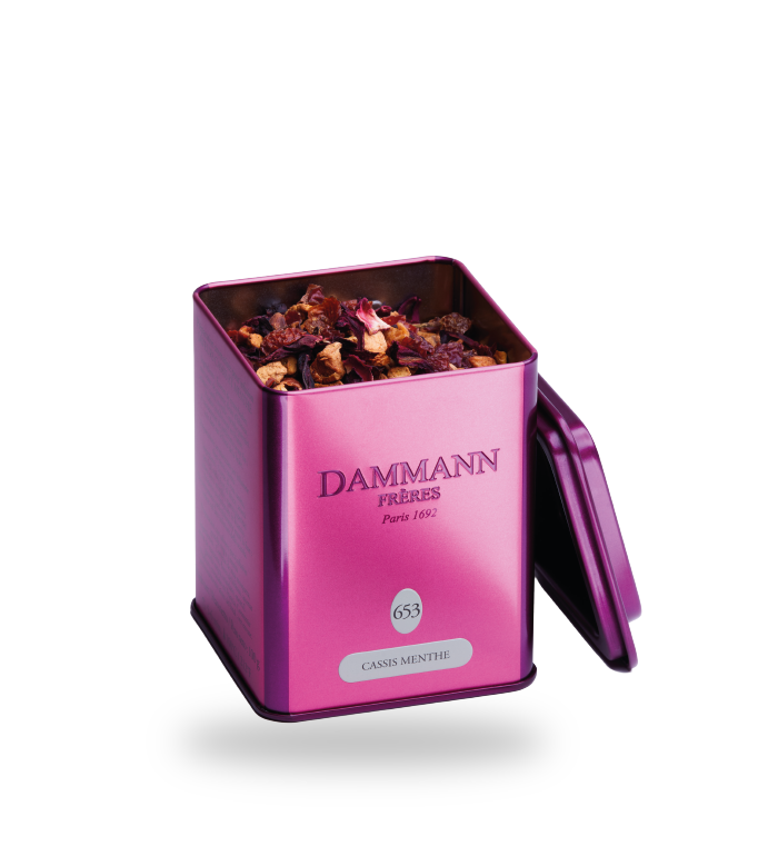 Dammann Carcadet Cassis Menthe &ndash; 6x100gr Loose Tea image number 0