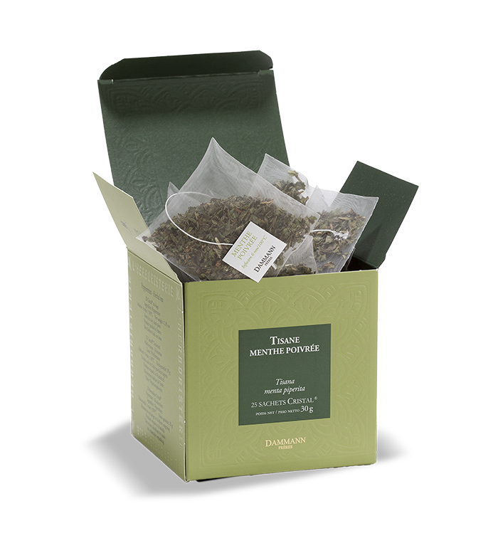 Dammann Infusion Peppermint Tea &ndash; Cristal&reg; Sachets image number 0