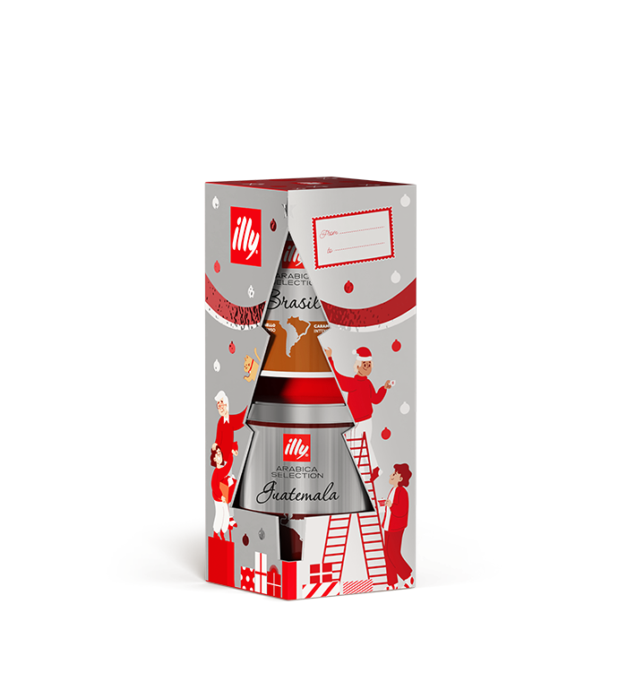 Coffret cadeau de Noël avec deux boîtes de café image number 0