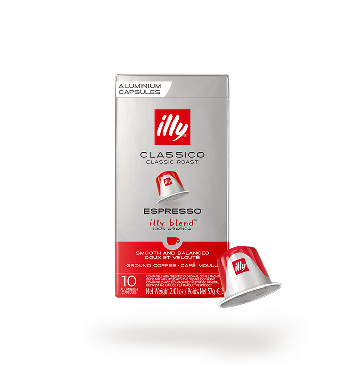 Café en capsules compatibles* - torréfaction CLASSICO - 10 unités