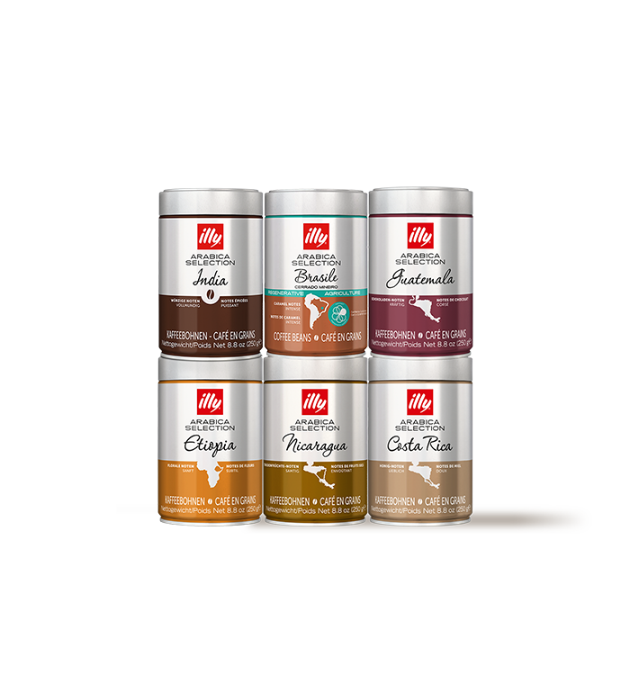 Coffee beans Arabica Selection – tasting kit of 6 packages of 250 gr image number 0