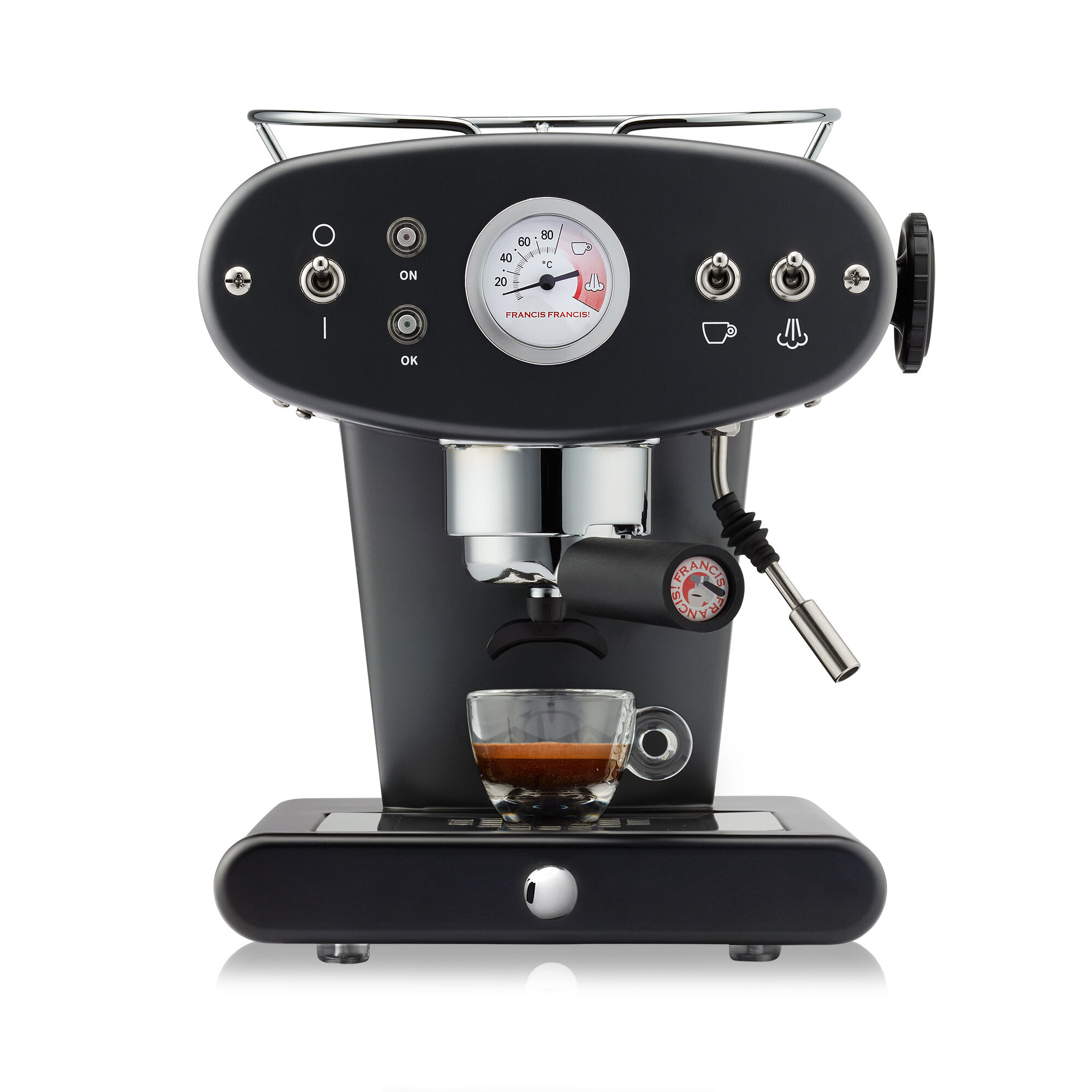 X1 zwart - Koffiemachine voor gemalen koffie