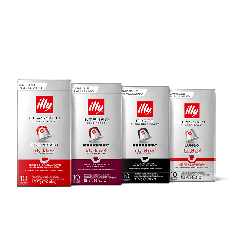 Set di 4 caffè in Capsule Compatibili* illy