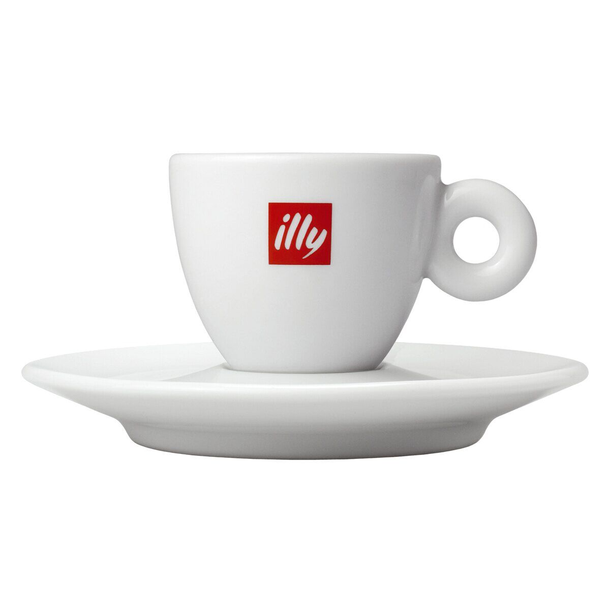 illy Logo Cappuccino Cups Set of 2