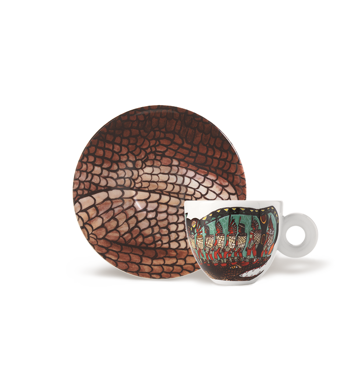 SET VAN 4 CAPPUCCINOKOPJES - ILLY ART COLLECTION BIENNALE ARTE 2024 image number 1