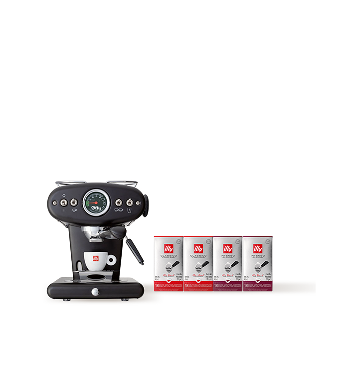X1 Anniversary E.S.E. Pod & Ground Coffee Machine Bundle - Black image number 0