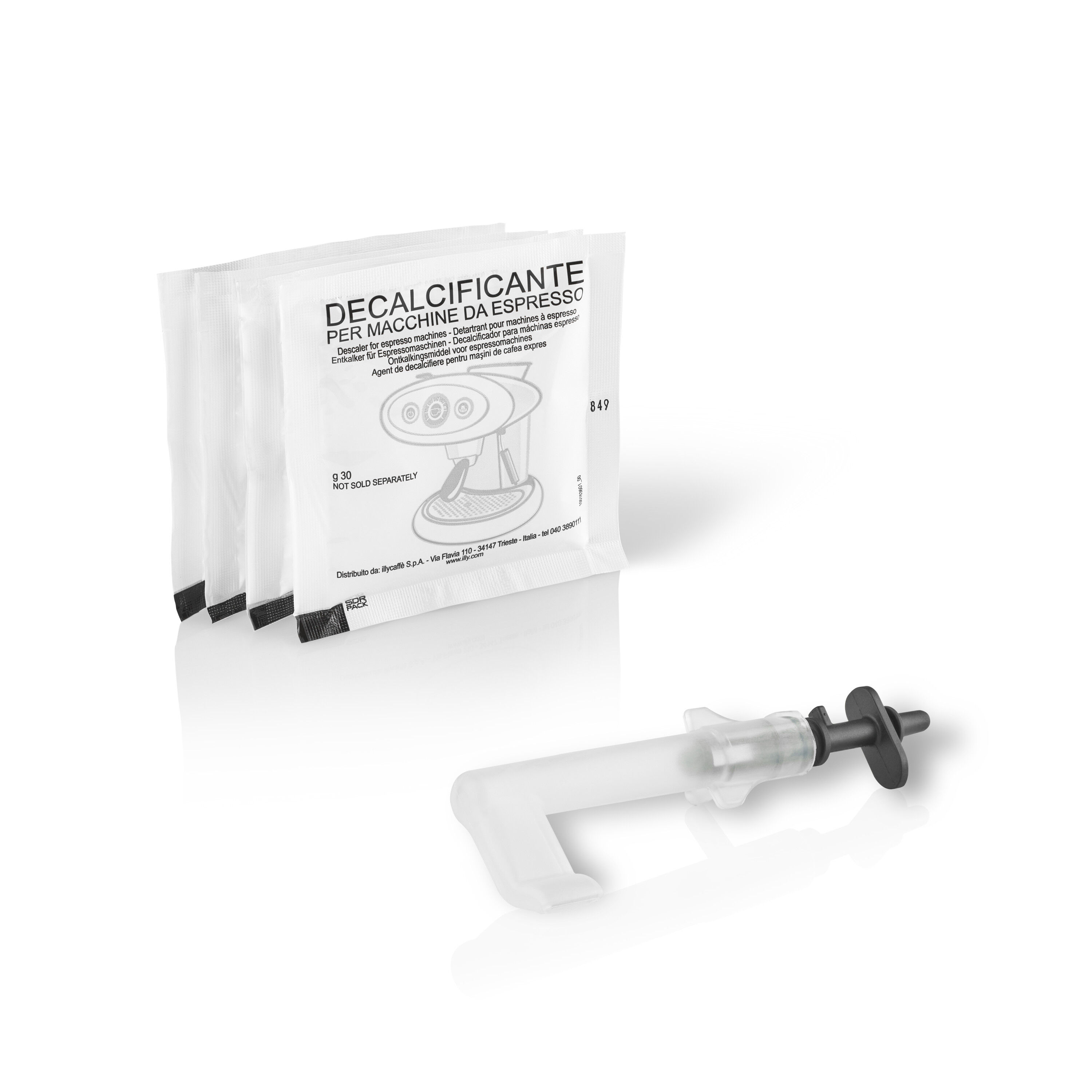 Kit montalatte per la macchina da caffè Iperespresso Y5 milk e 4 bustine di decalcificante