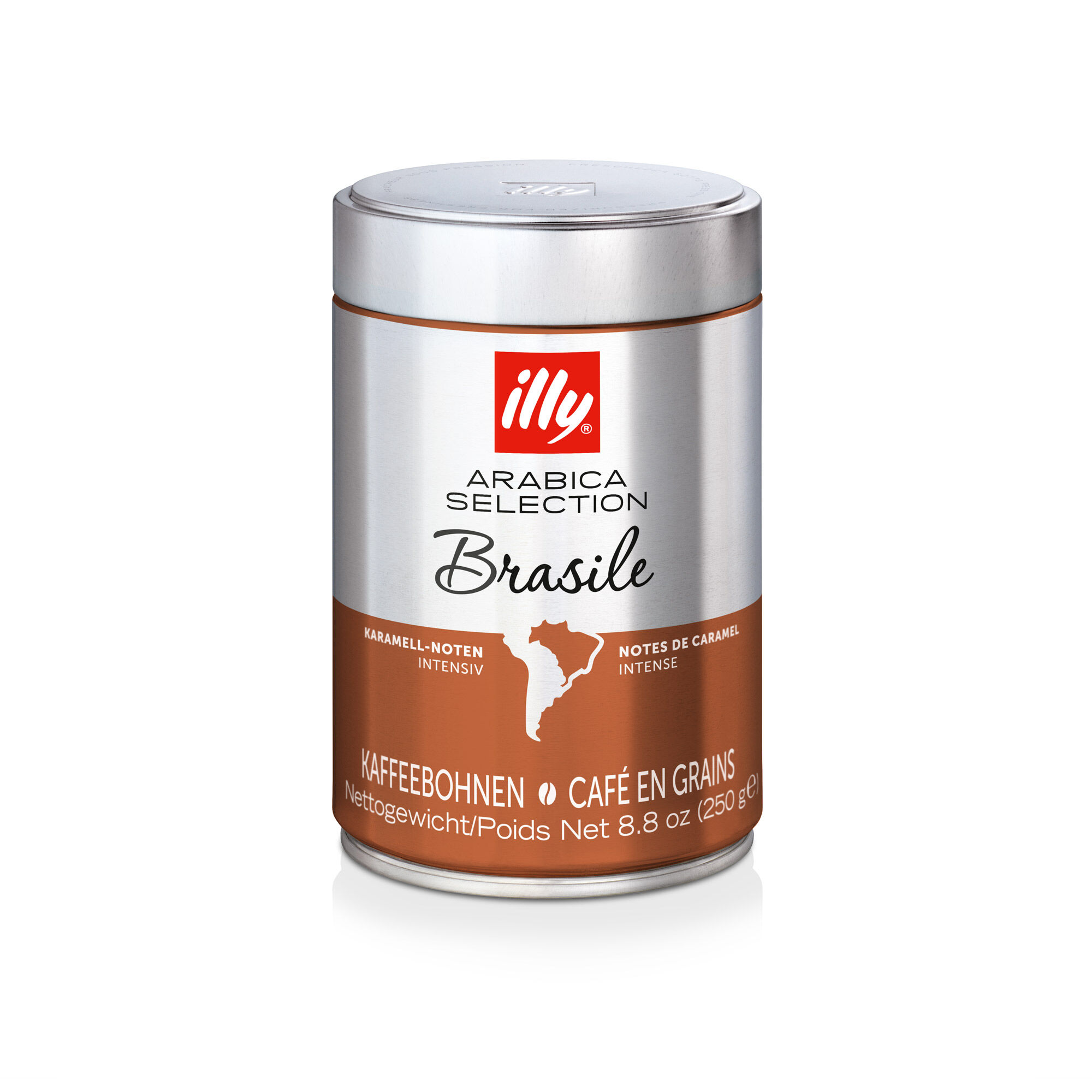 kaffeebohnen arabica selection brasilien 250g illy shop