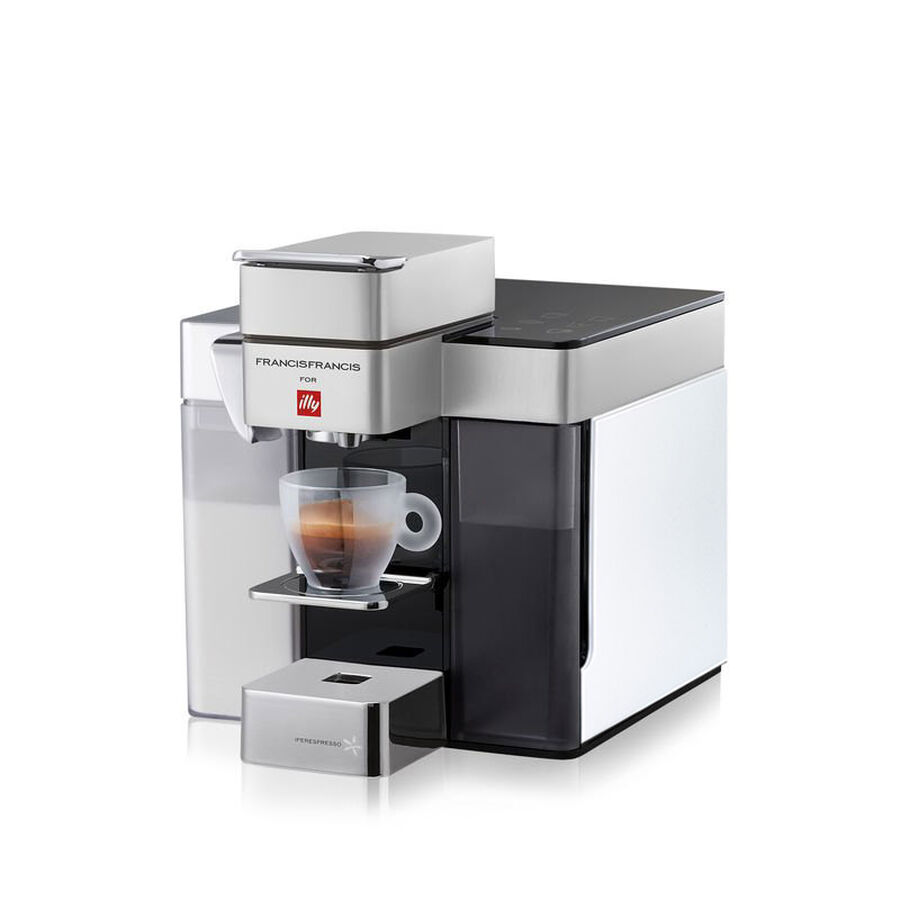 Y5 Milk Espresso&Coffee bianca - Macchina da Caff&egrave; Iperespresso