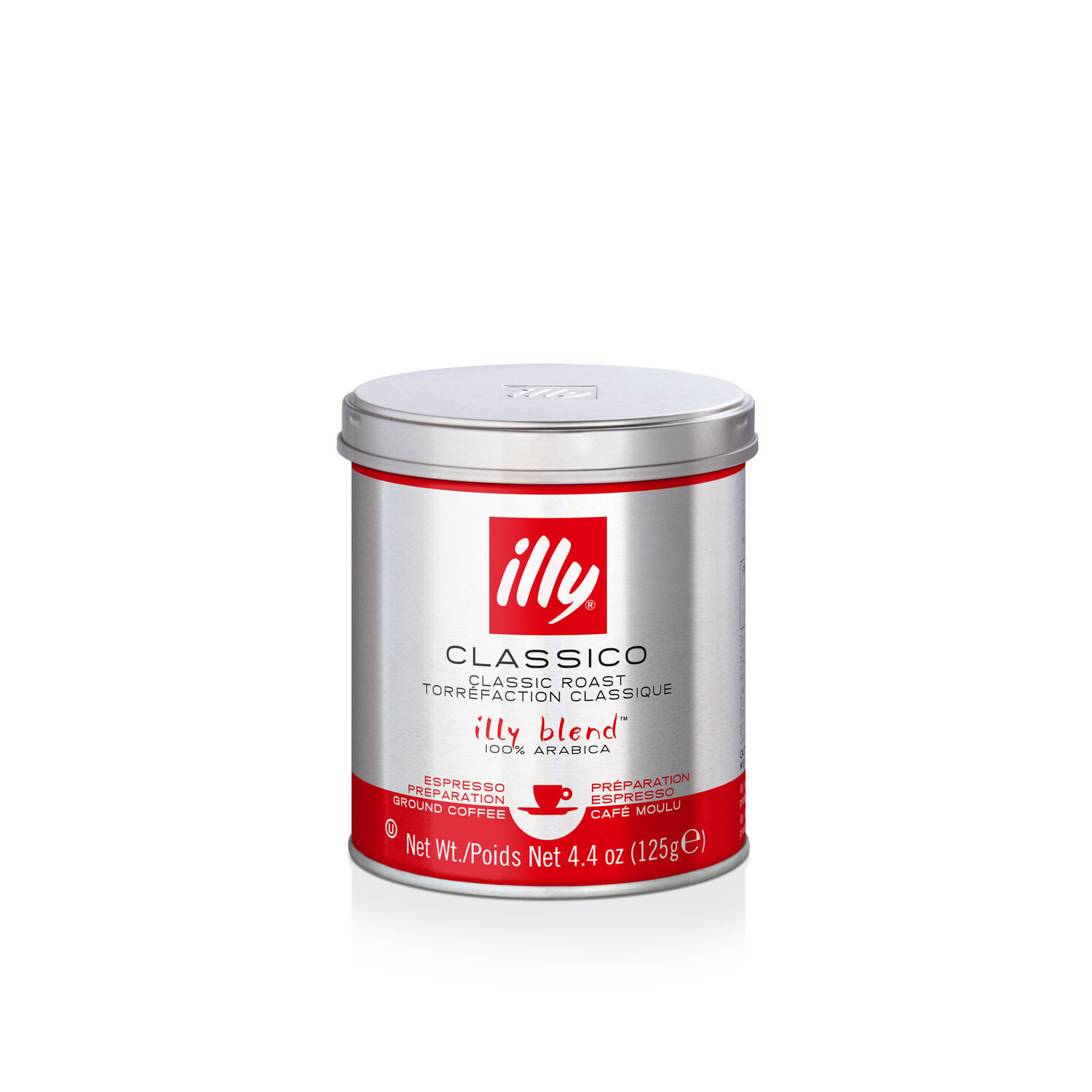 Ground Espresso Classico Coffee - Medium Roast - 4.4oz Can