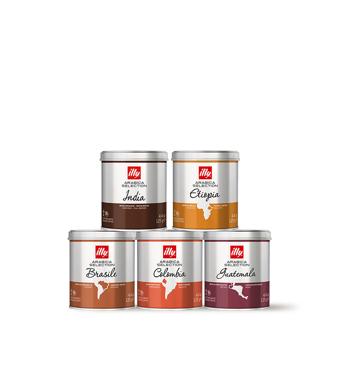 Kit degustazione caffè - 5 confezioni caffè macinato Arabica Selection image number 0